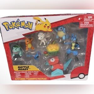 Pokemon Battle Ready Set of 8 Figure Multi-Pack NIB